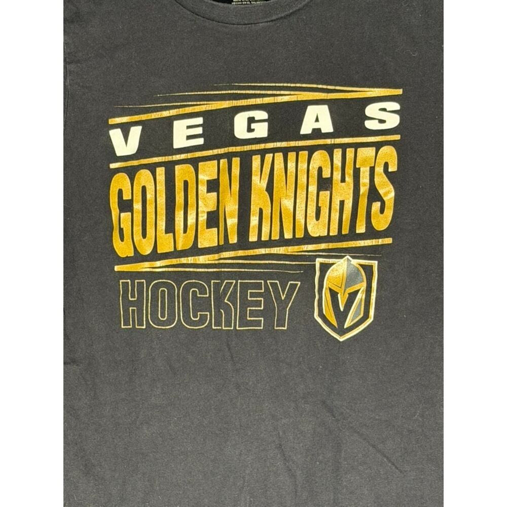 Vegas Golden Knights Youth XL T Shirt NHL Hockey‎ Black Graphic Tee 18-20 - Picture 2 of 6